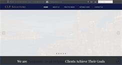 Desktop Screenshot of clpsolicitors.com